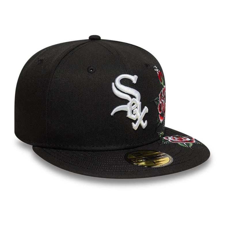 Gorra 59Fifty Chicago White Sox MLB Roses Black - 60675508-1