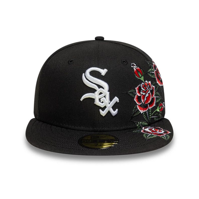 Gorra 59Fifty Chicago White Sox MLB Roses Black - 60675508-2