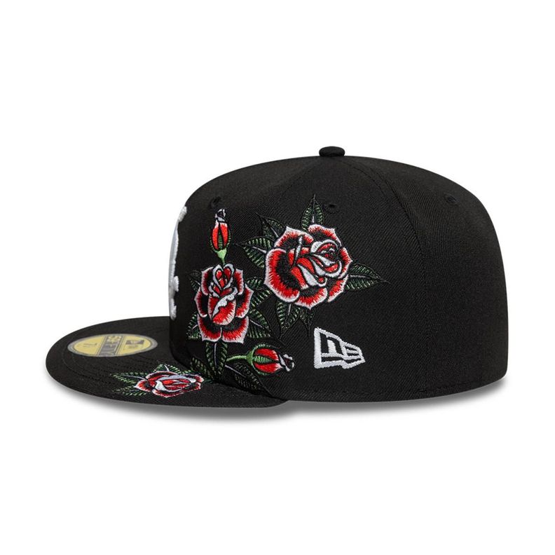 Gorra 59Fifty Chicago White Sox MLB Roses Black - 60675508-3