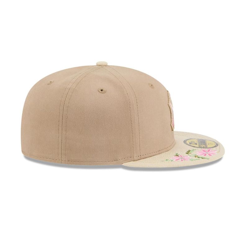 Gorra 59Fifty New York Yankees MLB Hand Stitched Beige - 60668445-4