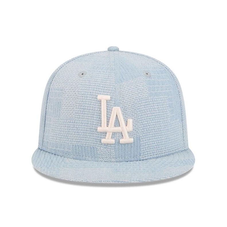 Gorra 9Fifty Los Angeles Dodgers MLB Denim Patchwork Blue - 60573358-2