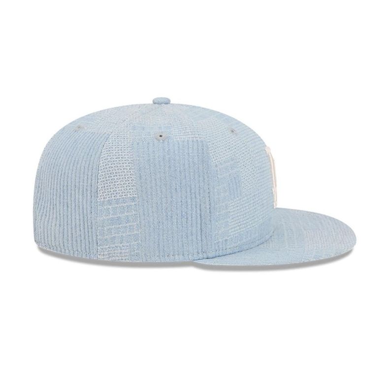Gorra 9Fifty Los Angeles Dodgers MLB Denim Patchwork Blue - 60573358-4