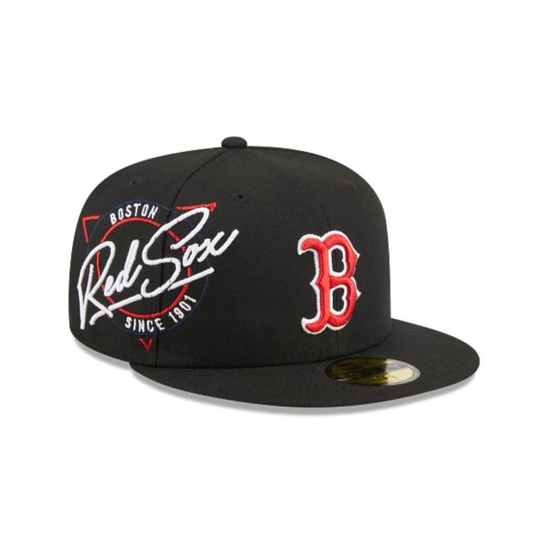 Gorra 59Fifty MLB Boston Red Sox Neon Negro - 60366943