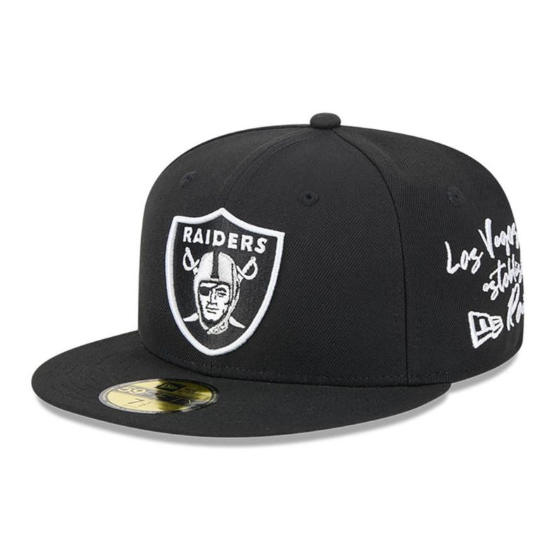 Gorra 59Fifty Las Vegas Raiders NFL Team Verbiage Black - 60573612-0