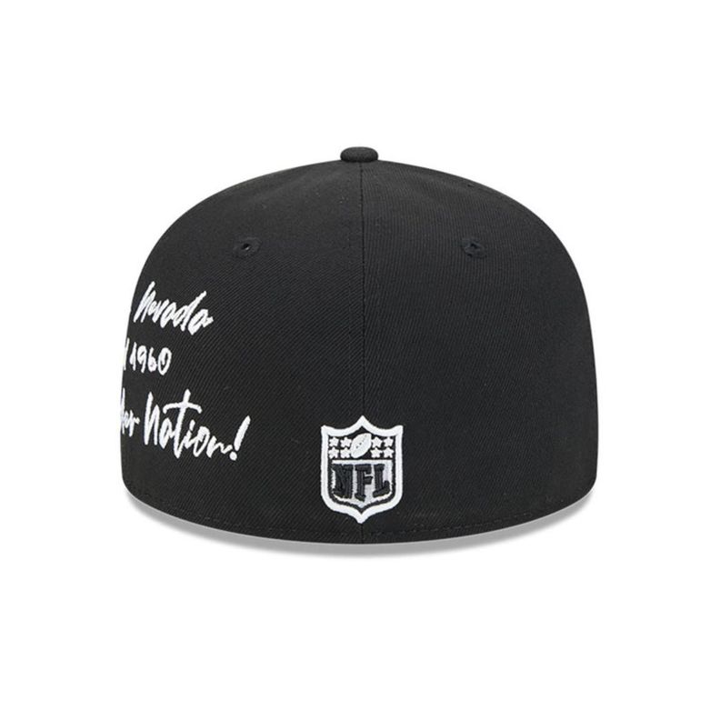 Gorra 59Fifty Las Vegas Raiders NFL Team Verbiage Black - 60573612-5