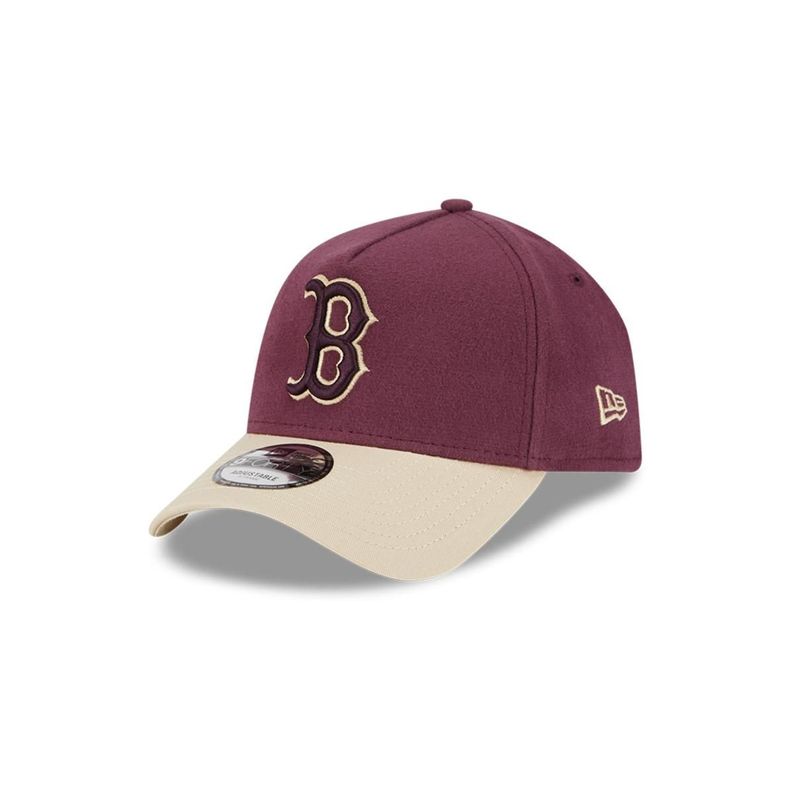 Gorra 9Forty MLB Boston Red Sox Moleskin Crown Dark Purple - 60586784-0