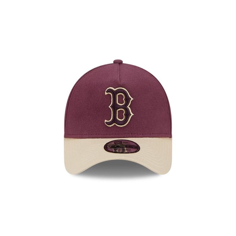 Gorra 9Forty MLB Boston Red Sox Moleskin Crown Dark Purple - 60586784-2