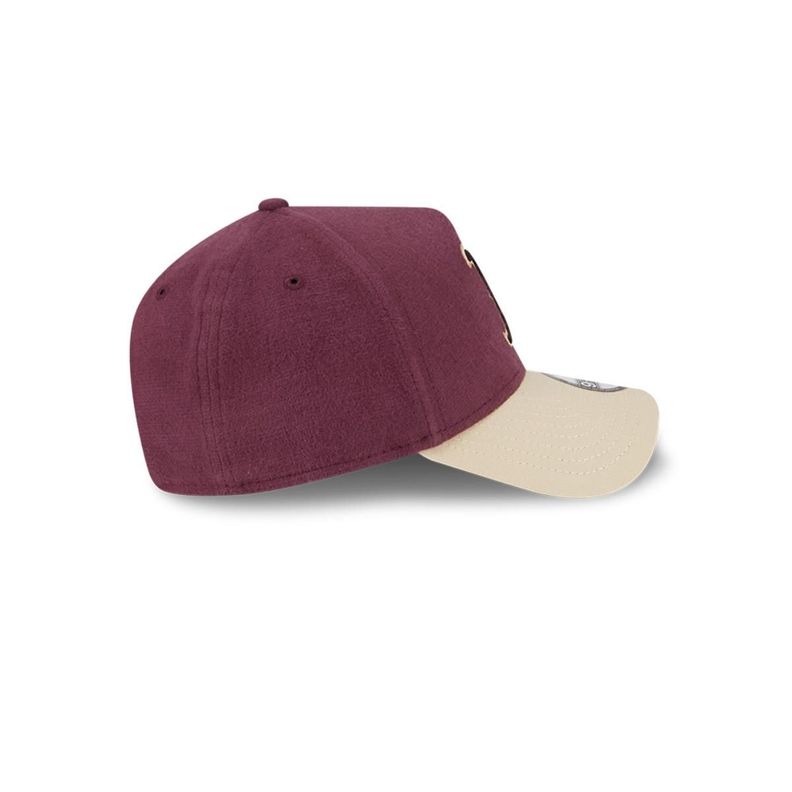Gorra 9Forty MLB Boston Red Sox Moleskin Crown Dark Purple - 60586784-4