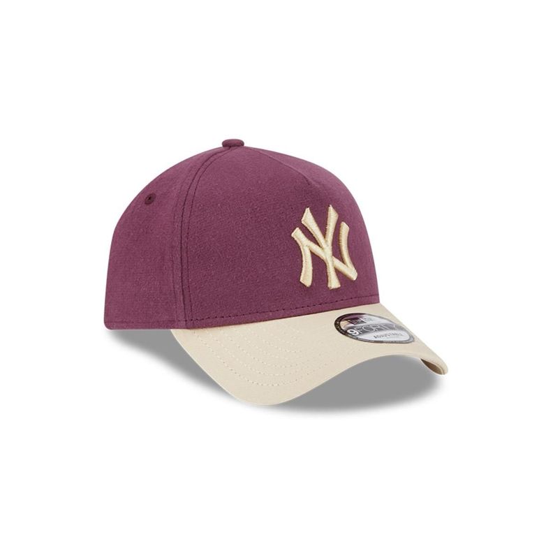 Gorra 9Forty  MLB New York Yankees Moleskin Crown Purple - 60586827-1