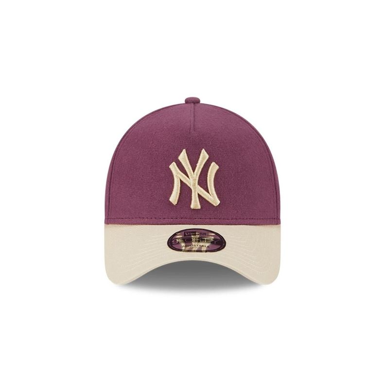 Gorra 9Forty  MLB New York Yankees Moleskin Crown Purple - 60586827-2