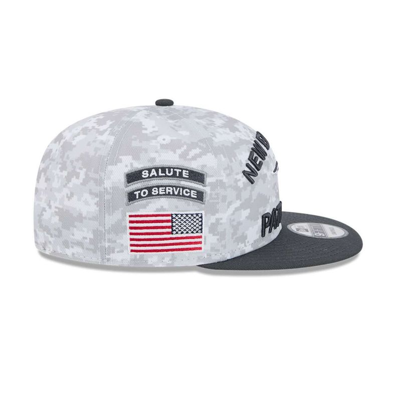 Gorra 9Fifty New England Patriots NFL Salute to Service Charcoal - 60583047-4