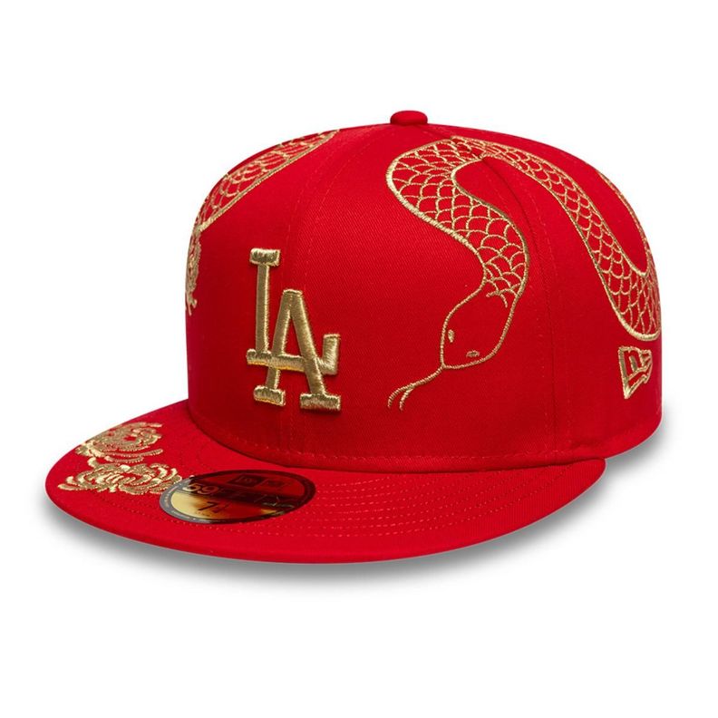 Gorra 59Fifty Los Angeles Dodgers MLB Year Of the Snake Red - 60675492-1