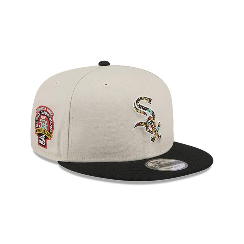 Gorro 9fifty MLB Chicago White Sox Floral Fill Light Beige - 60565636-0