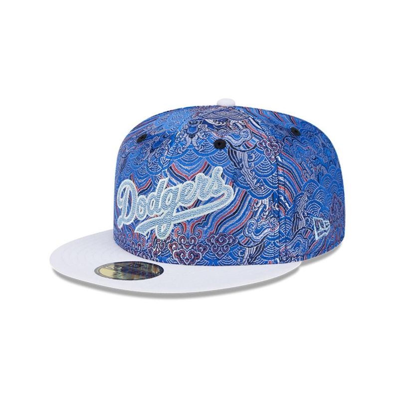 Gorra 59fifty MLB Los Angeles Dodgers Wave Fill Blue - 60571767