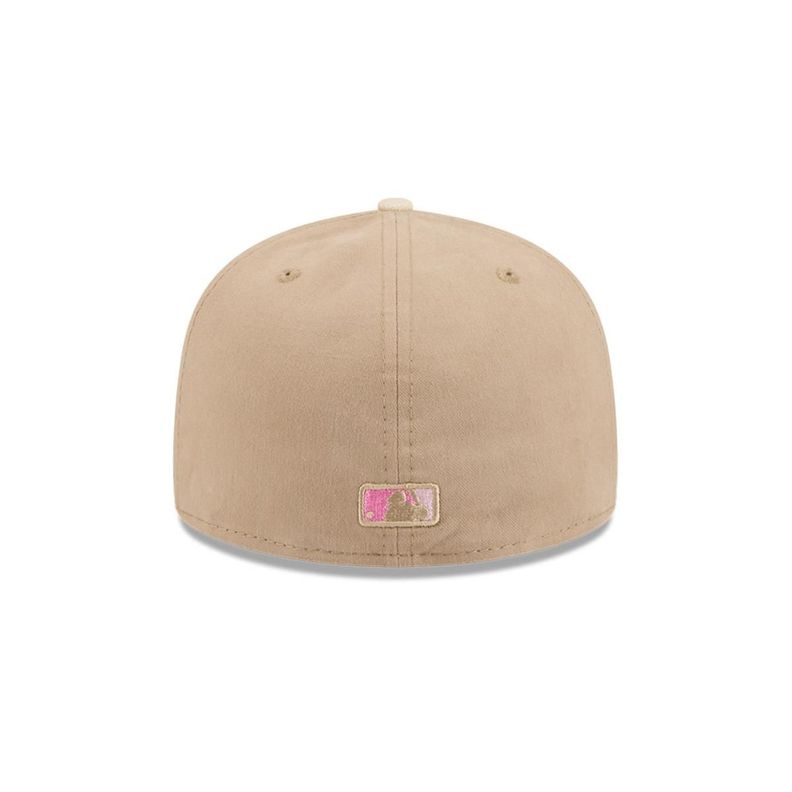 Gorra 59Fifty Boston Red Sox MLB Hand Stitched Beige - 60668432-5