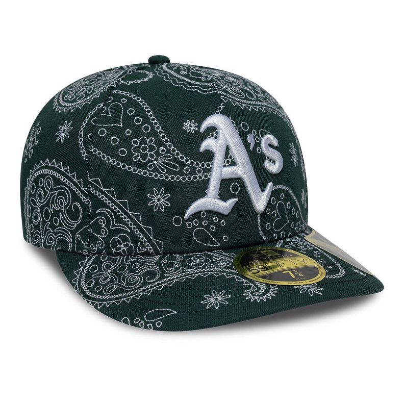 Gorra 59Fifty MLB Oakland Athletics Paisley Pack Verde-60895340-778