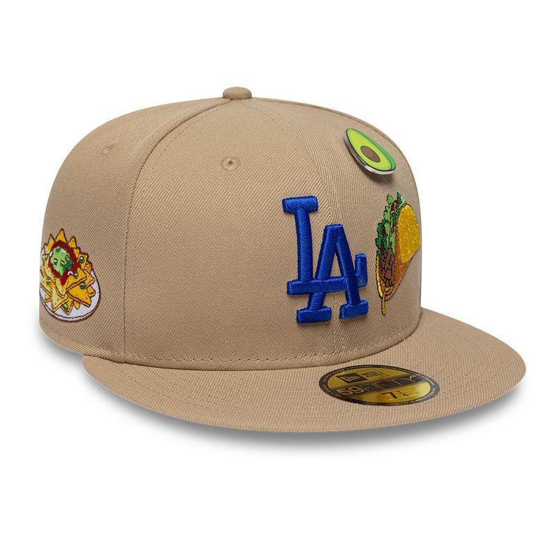 Gorra 59Fifty MLB Los Angeles Dodgers Food Graphic Beige-60895342-718