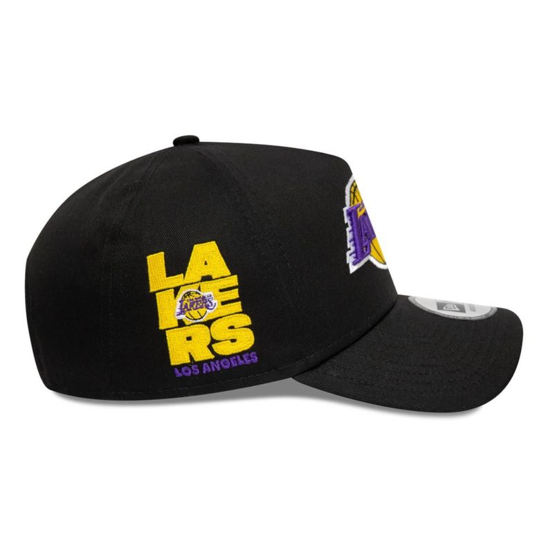 Gorra 9Forty Los Angeles Lakers NBA Side Patch Black - 60595228-3
