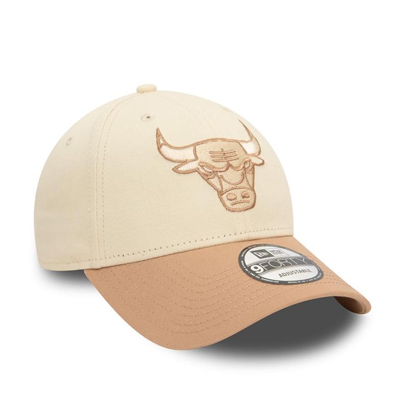Gorra 9Forty Chicago Bulls NBA Color Block Light Beige - 60565368-1