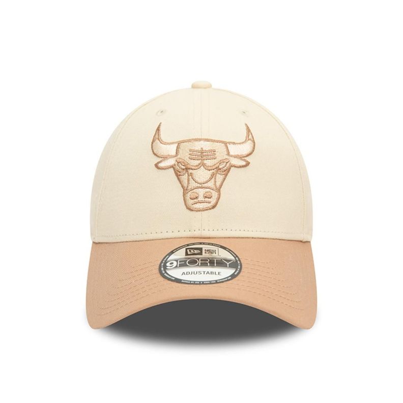 Gorra 9Forty Chicago Bulls NBA Color Block Light Beige - 60565368-2