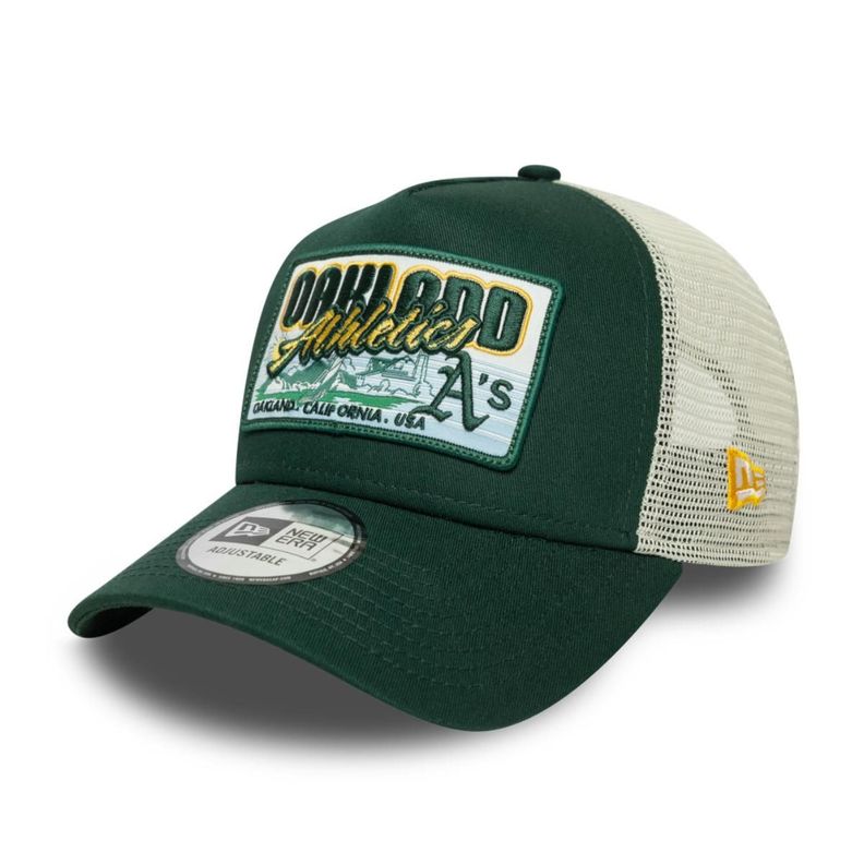 Gorra 9Forty Oakland Athletics MLB Team Patch Dark Green - 60595258-0