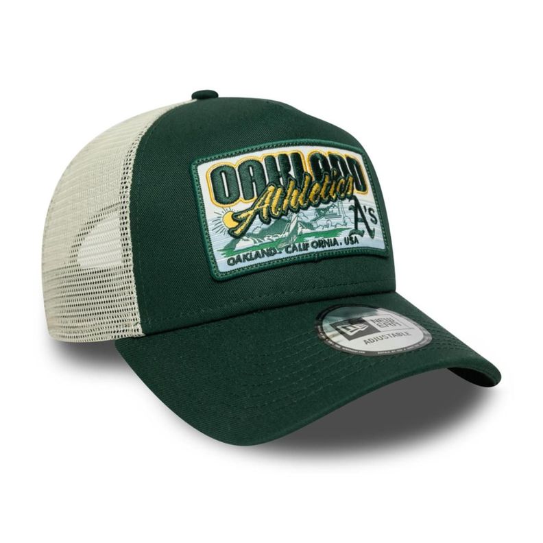 Gorra 9Forty Oakland Athletics MLB Team Patch Dark Green - 60595258-1