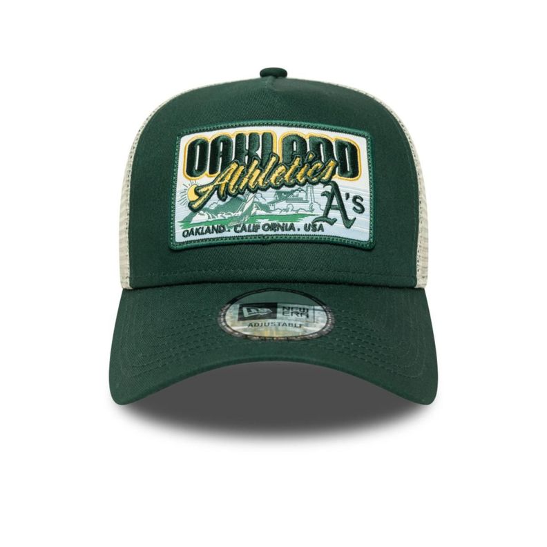 Gorra 9Forty Oakland Athletics MLB Team Patch Dark Green - 60595258-2