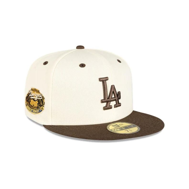 Gorra 59Fifty Los Angeles Dodgers MLB Wool Visor Cafe - 14391624 7 1/8