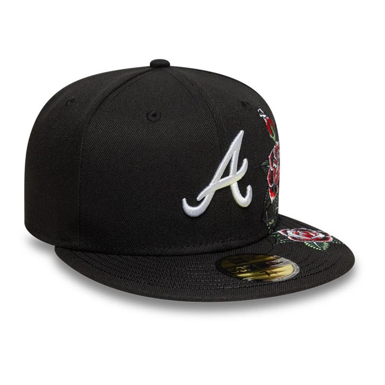 Gorra 59Fifty Atlanta Braves MLB Roses Black - 60675507-1