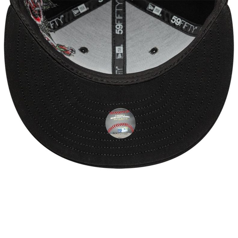 Gorra 59Fifty Atlanta Braves MLB Roses Black - 60675507-6