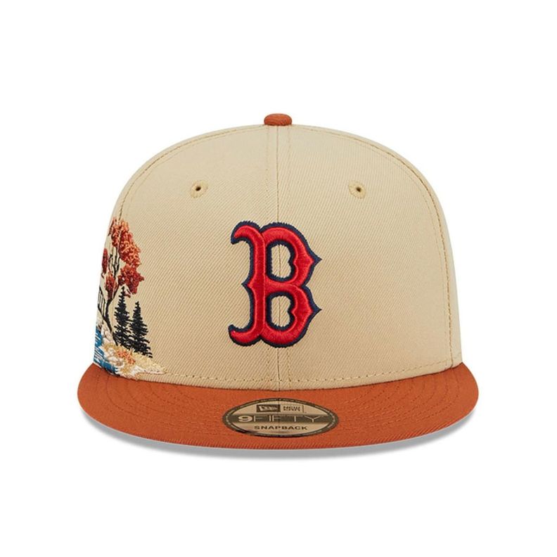 Gorra 9Fifty  MLB Boston Red Sox Fall Landscape Light Beige - 60598214-2