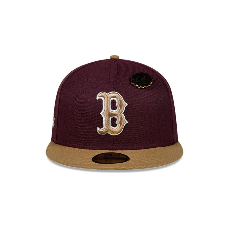 Gorra 59Fifty Boston Red Sox MLB Beer Pack Wine - 13958455-2