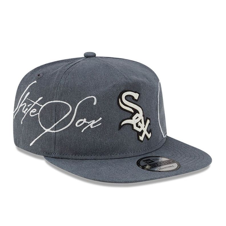 Gorra 19Twenty MLB Chi White Sox Script Wash Gris Oscuro-60855723-OSFM