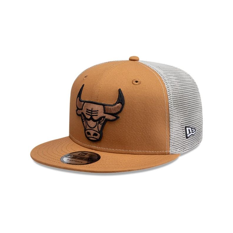 Gorra 9Fifty Chicago Bulls NBA Heritage Med Beige - 70684928-0
