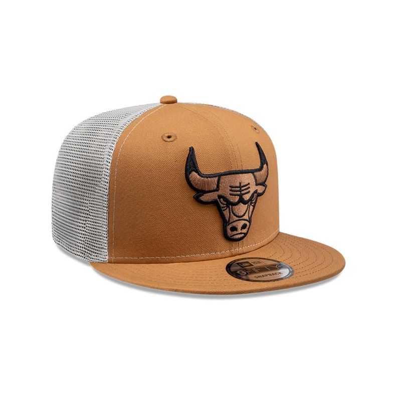 Gorra 9Fifty Chicago Bulls NBA Heritage Med Beige - 70684928-1