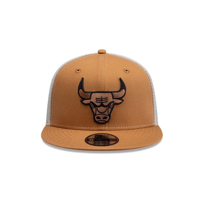 Gorra 9Fifty Chicago Bulls NBA Heritage Med Beige - 70684928-2