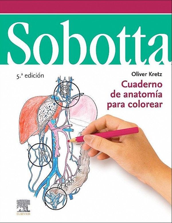 Libro Sobotta. Cuaderno De Anatomia Para Colorear-0