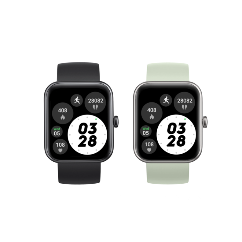 Pack 2 Smartwatch Live mini 206 Black+Light Green Lhotse-0