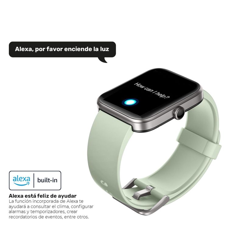 Pack 2 Smartwatch Live mini 206 Black+Light Green Lhotse-5