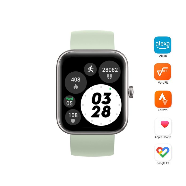 Pack 2 Smartwatch Live mini 206 Black+Light Green Lhotse-6