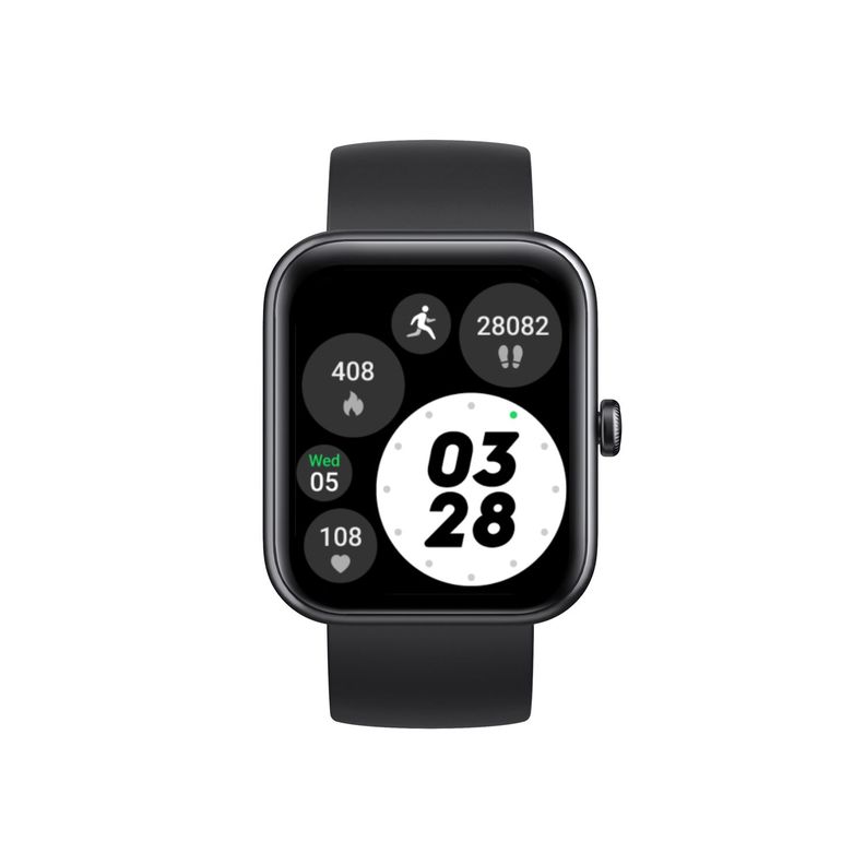 Pack Black Smartwatch mini 206 + Audífonos RM7 Pro Lhotse-1