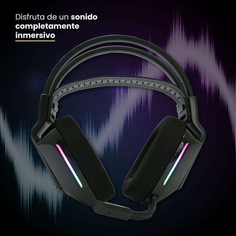 Audífono Gamer Zenit Elite Wireless 7.1 Levo-1