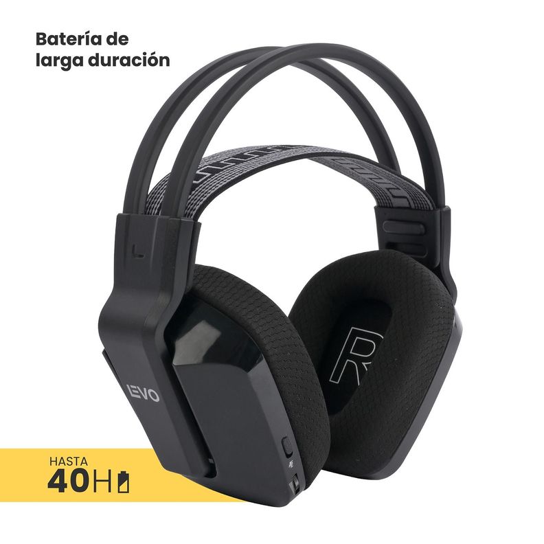 Audífono Gamer Zenit Elite Wireless 7.1 Levo-2