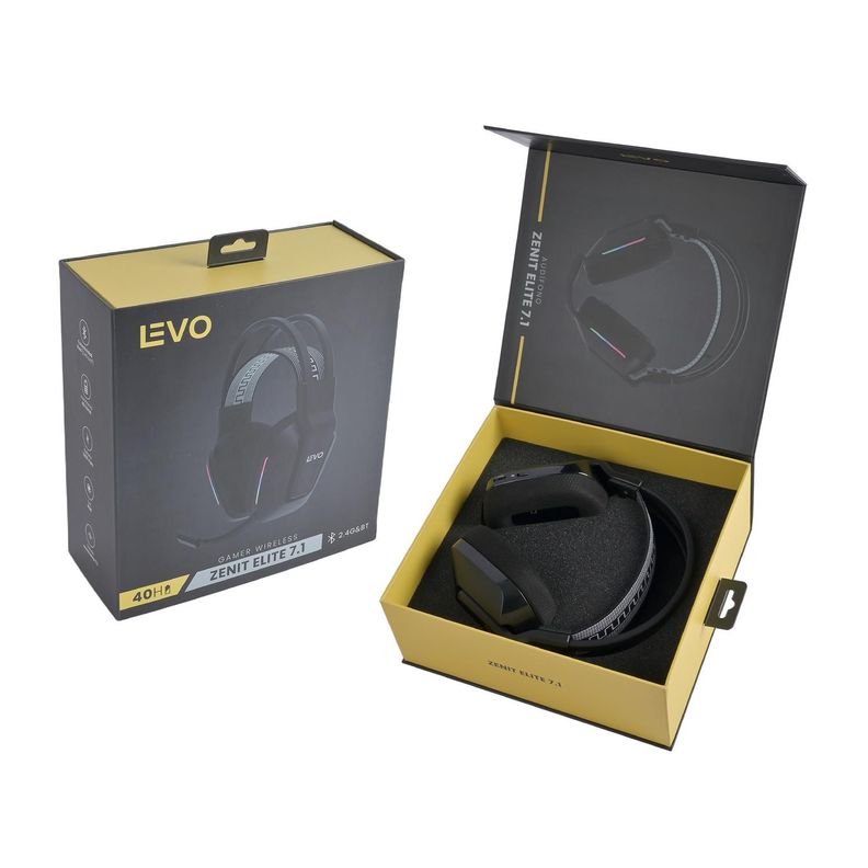 Audífono Gamer Zenit Elite Wireless 7.1 Levo-7