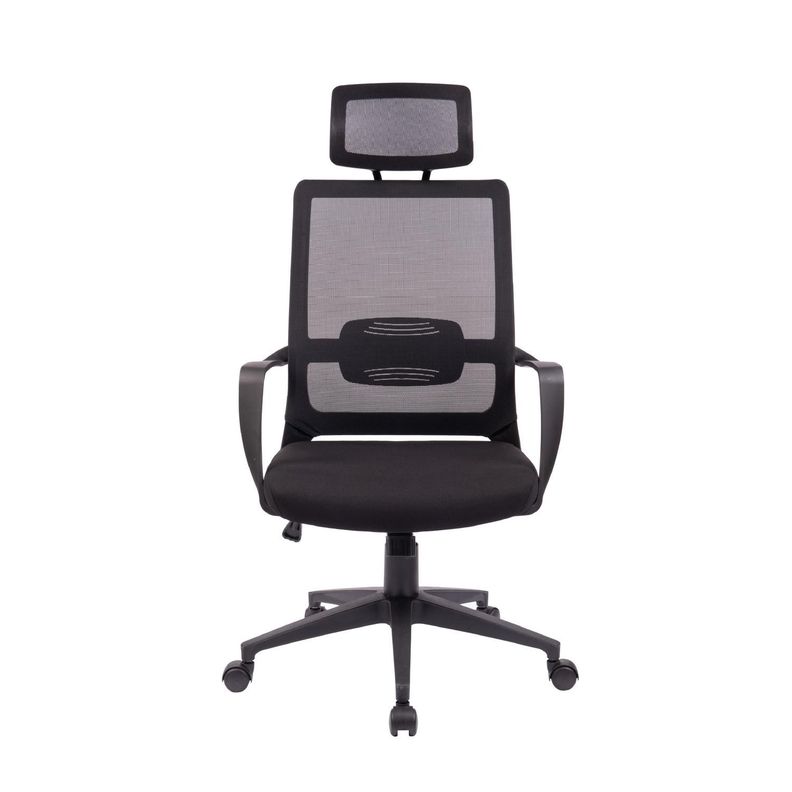 Pack 2 Sillas Escritorio Aura Oficina Ergonomica Negra Levo-2