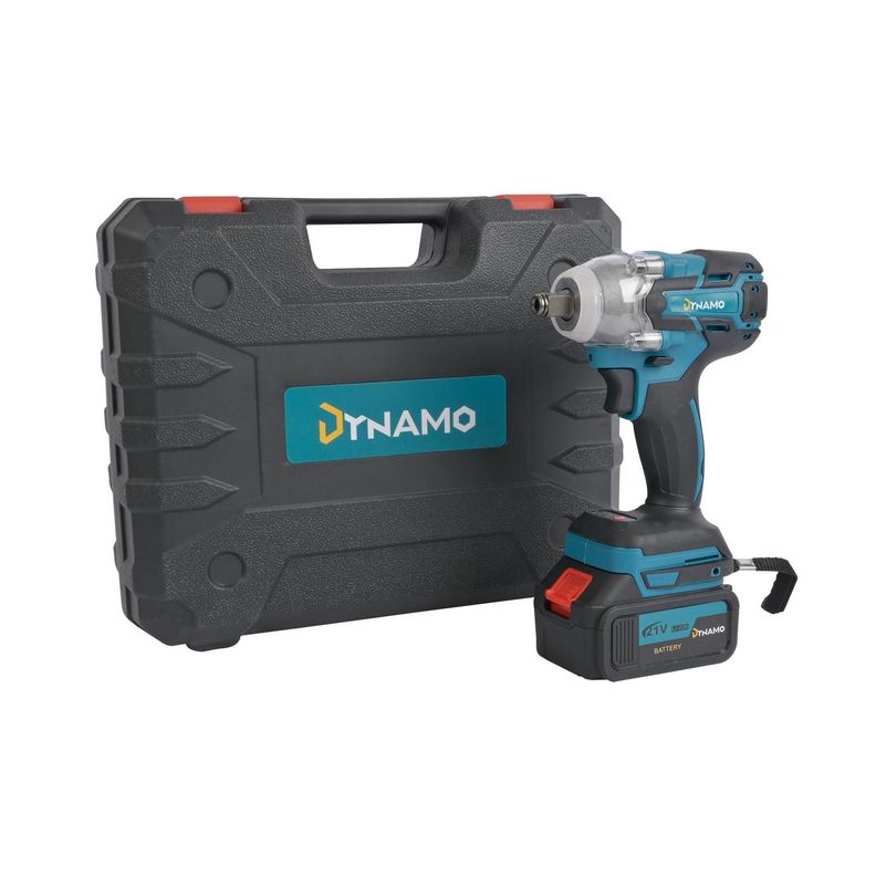 Llave de Impacto Inalámbrica Dynamo 21V + 2 Baterias y Acss-4