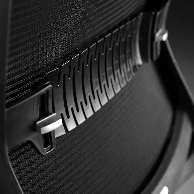 Silla Escritorio Aria Oficina Ergonomica Negra Levo-4
