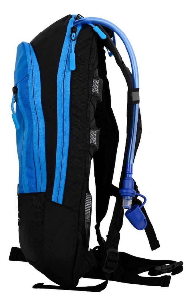 Mochila Bicicleta MTB HYDROROAD Azul + Bolsa de Agua Lhotse-2