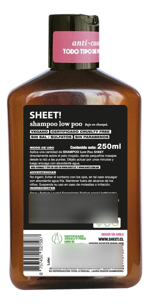 Shampoo Low Poo Vegano Sheet-2