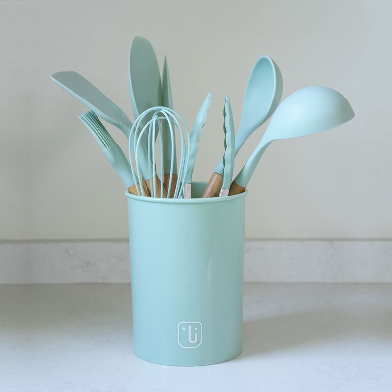 Set 12 Utensilios Cocina Silicona Calipso Simplit-3